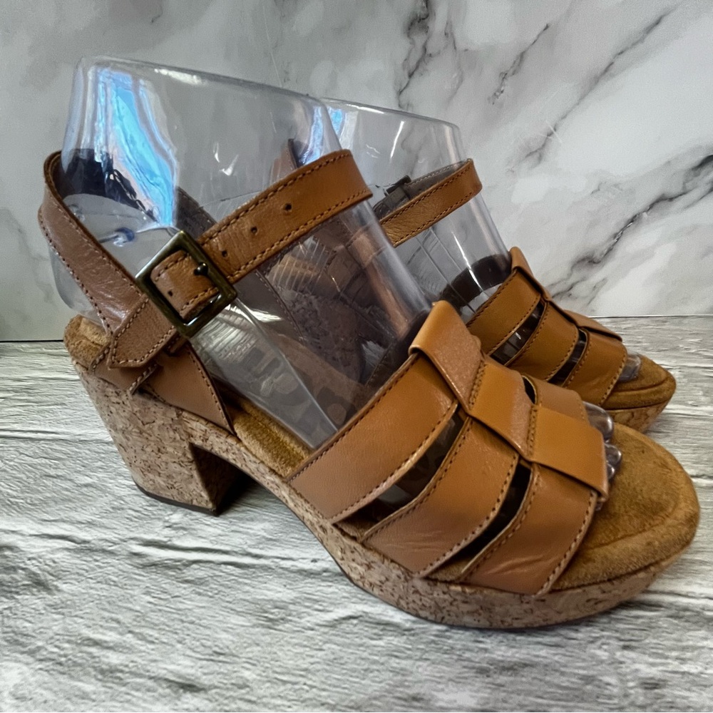 Hush Puppies Bounce Tan Poppy Fisherman Heel Sandals